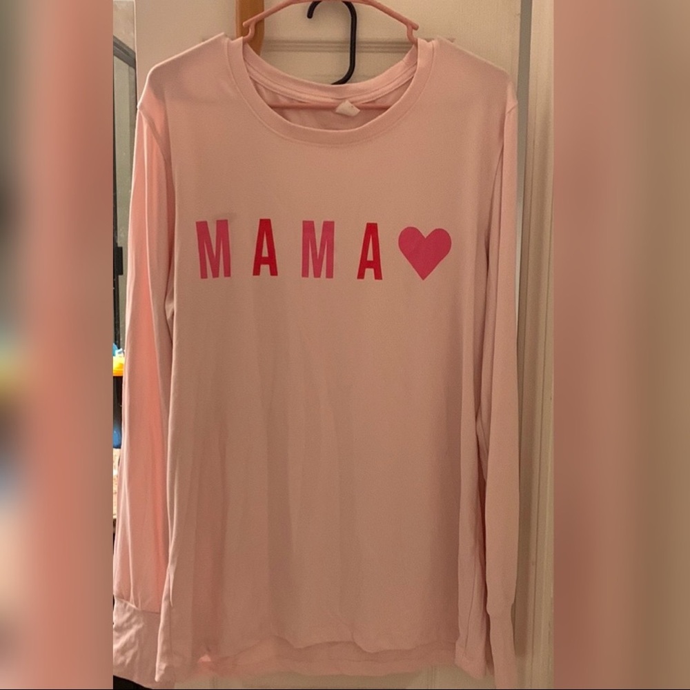 Pink mama Valentines/Anyday maternity shirt from the bundle!